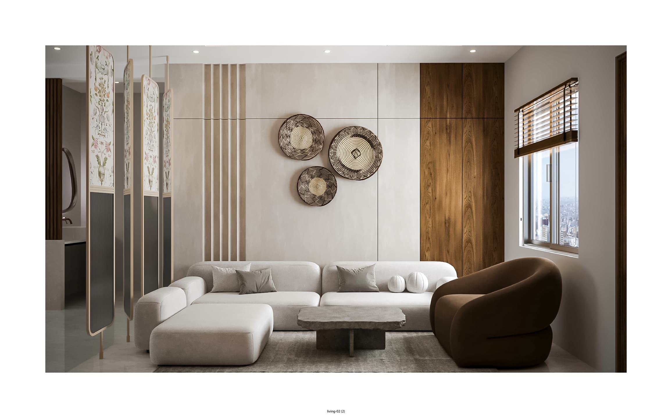 Luxurious Living with Bar Unit