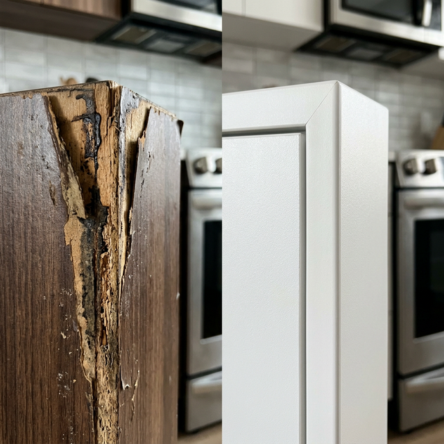 Peeling Edges vs Seamless Machine Finish